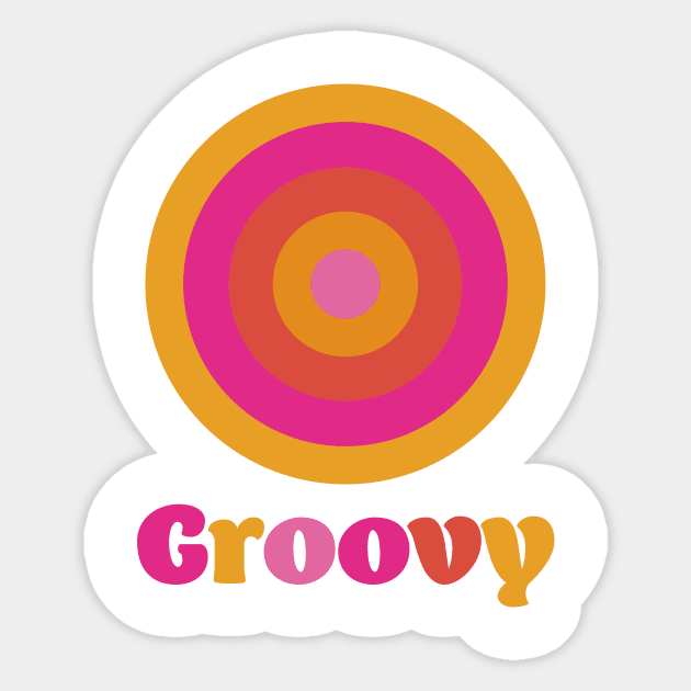 Groovy Sticker by nickemporium1